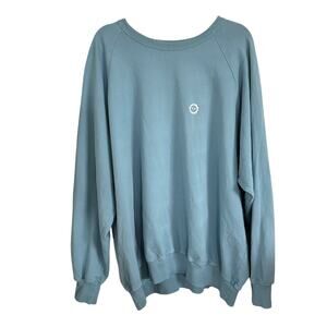 Big Bud Press Crewneck Sweatshirt Blue 4XL Pullover Cotton LA Made Unisex